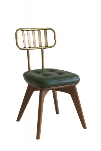Cheeseburger καρέκλα ξύλινη μοντέρνα